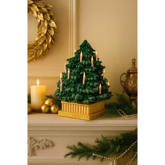 New John Derian x Target 14” Christmas Tree Lit Blow Mold Flickering 2025 NWT